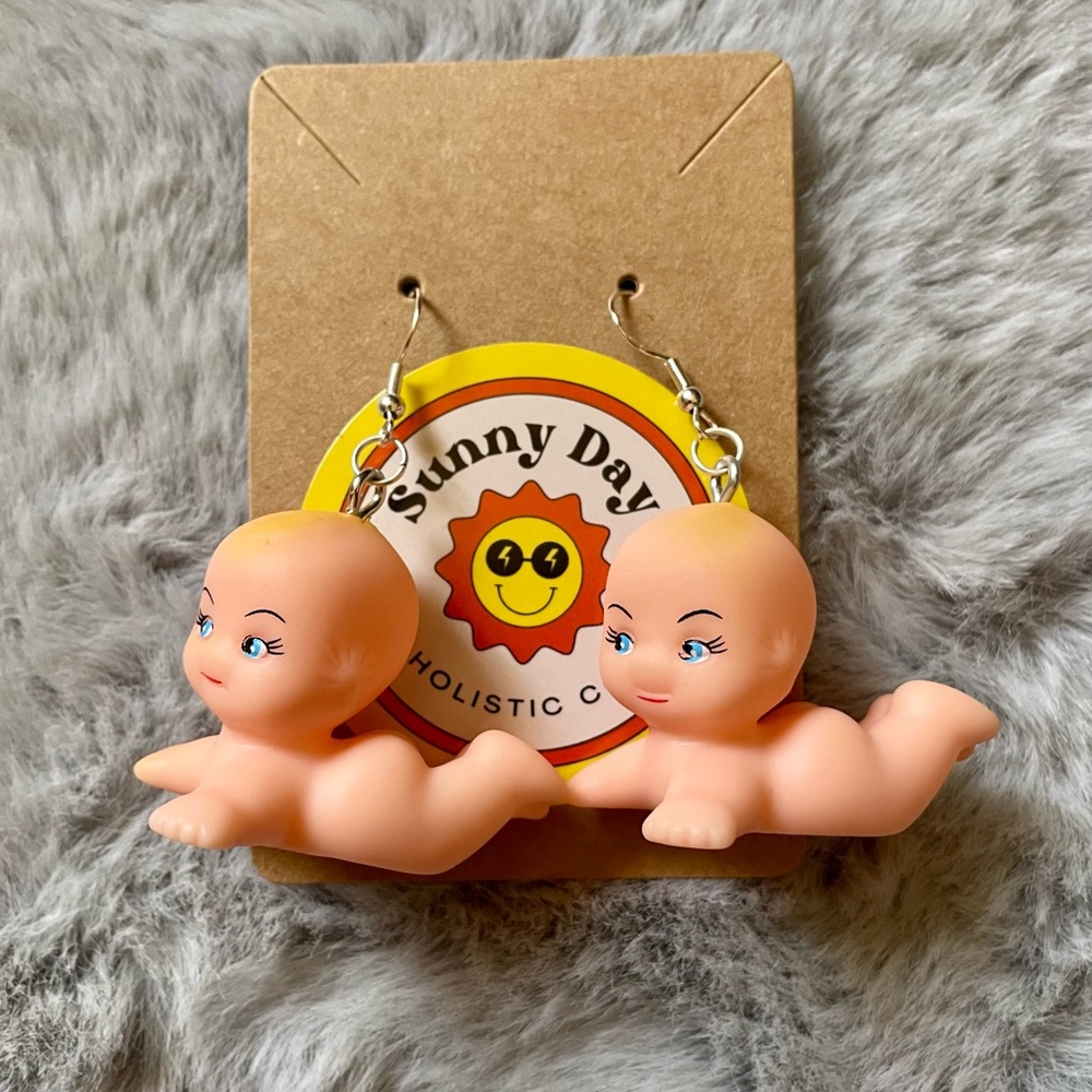 Handmade Baby Doll Earrings